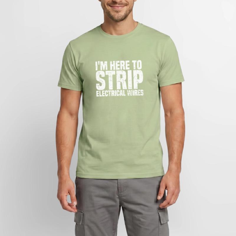 Electrician Electrical Engineer Electronics Technician Men's T-Shirt