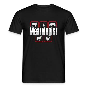 Butcher Butcher Butcher Butcher's Gift - Men's T-Shirt - black - Front - AI Model Male 178 light (178cm)