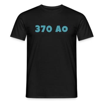 370 AO Steuerberater Fachjagon Abgabeordnung - Männer T-Shirt - Schwarz - Vorne - AI Model Male 178 light (178cm)