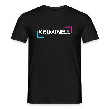 Kriminell T Shirt - Männer T-Shirt - Schwarz - Vorne - AI Model Male 178 light (178cm)