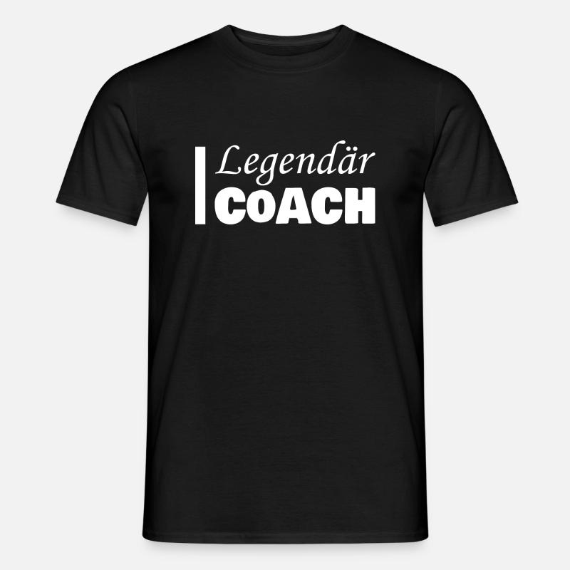 Coach - Männer T-Shirt - Schwarz