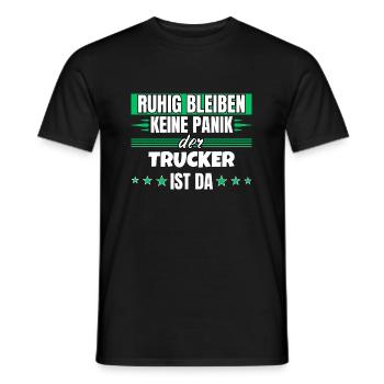 Ruhig bleiben ich bin Ruhig bleiben ich bin - Männer T-Shirt - Schwarz - Vorne - AI Model Male 178 light (178cm)