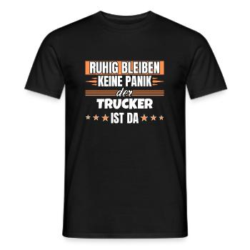 Ruhig bleiben ich bin Ruhig bleiben ich bin - Männer T-Shirt - Schwarz - Vorne - AI Model Male 178 light (178cm)
