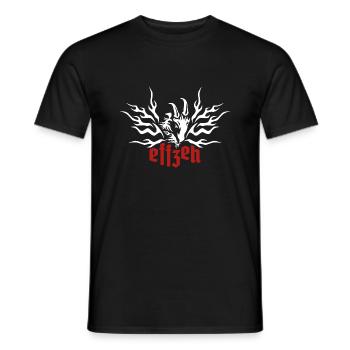 efffzeh trible1 - Men's T-Shirt - black - Front - AI Model Male 178 light (178cm)