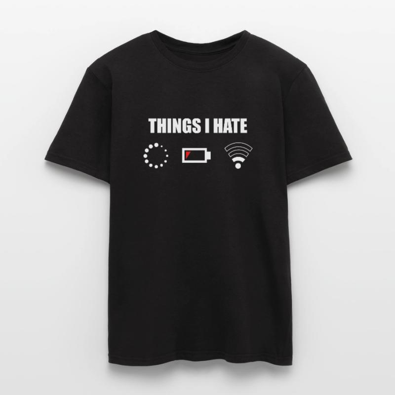 Programmierer Gamer Things I Hate Geschenk Männer T-Shirt
