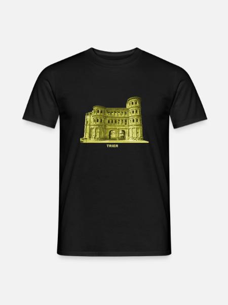 Trier Porta Nigra Moezel Rijnland-Palts - Heren T-shirt - zwart