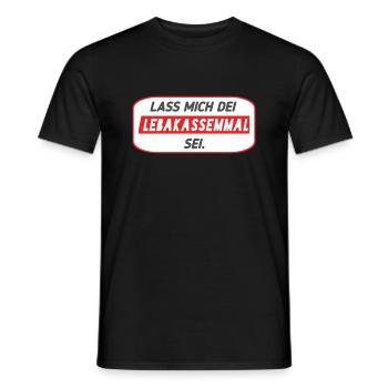 Lebakas - Bayern - Männer T-Shirt - Schwarz - Vorne - AI Model Male 178 light (178cm)