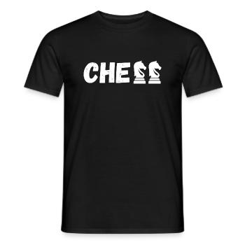 Schach Geschenk Schachspiel Shirt Schachmatt König - Männer T-Shirt - Schwarz - Vorne - AI Model Male 178 light (178cm)