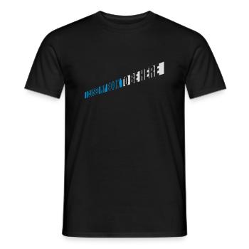 I closed my book - Männer T-Shirt - Schwarz - Vorne - AI Model Male 178 light (178cm)