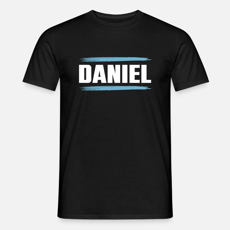 Daniel - Männer T-Shirt - Schwarz