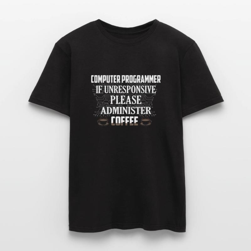 Computer Programmer Coding Software Männer T-Shirt