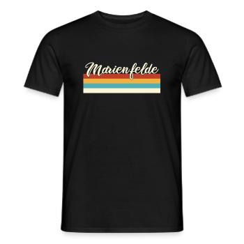 Marienfelde - Tempelhof Schöneberg - Berlin - Männer T-Shirt - Schwarz - Vorne - AI Model Male 178 light (178cm)