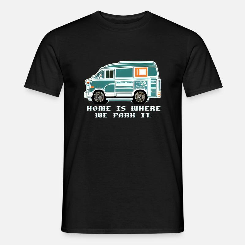 Camper - Männer T-Shirt - Schwarz