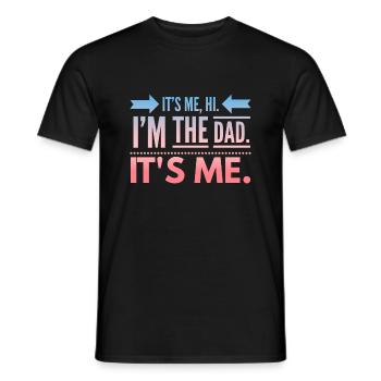 Lustiger Papa Vatertag - Männer T-Shirt - Schwarz - Vorne - AI Model Male 178 light (178cm)