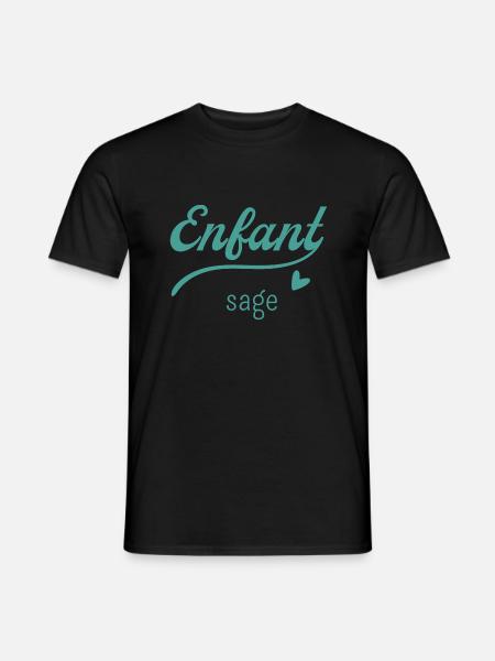 Enfant sage - T-shirt homme - noir