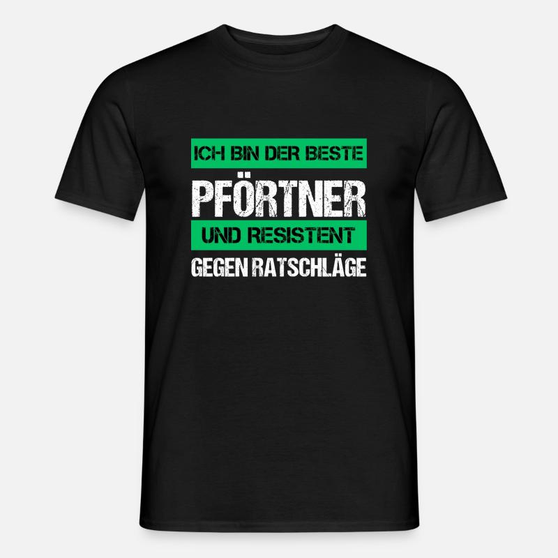 Resistenter Pförtner - Männer T-Shirt - Schwarz