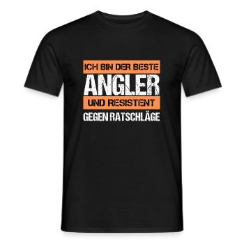 Pêcheur résistant - T-shirt homme - noir - Devant - AI Model Male 178 light (178cm)