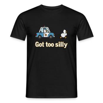 Lustige Gans hat zu albernes Wortspiel Humor Meme - Männer T-Shirt - Schwarz - Vorne - AI Model Male 178 light (178cm)