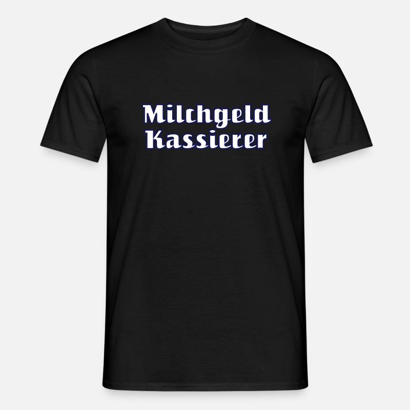 milchgeldkassierer - Männer T-Shirt - Schwarz