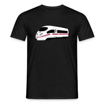 Bullet train - Men's T-Shirt - black - Front - AI Model Male 178 light (178cm)