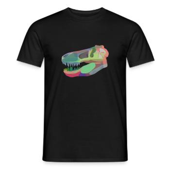 Color Rex Rebos - Männer T-Shirt - Schwarz - Vorne - AI Model Male 178 light (178cm)