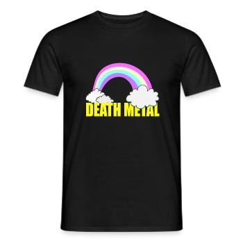 Death metal - T-shirt homme - noir - Devant - AI Model Male 178 light (178cm)