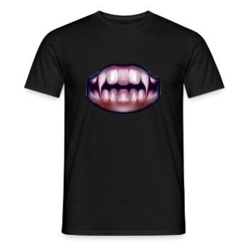 vampire - T-shirt homme - noir - Devant - AI Model Male 178 light (178cm)