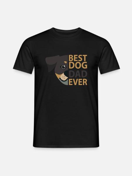 Dog Hund - Männer T-Shirt - Schwarz