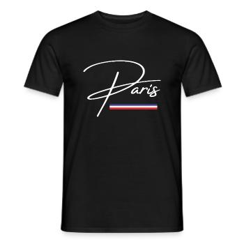 Paris Geschenkidee - Männer T-Shirt - Schwarz - Vorne - AI Model Male 178 light (178cm)