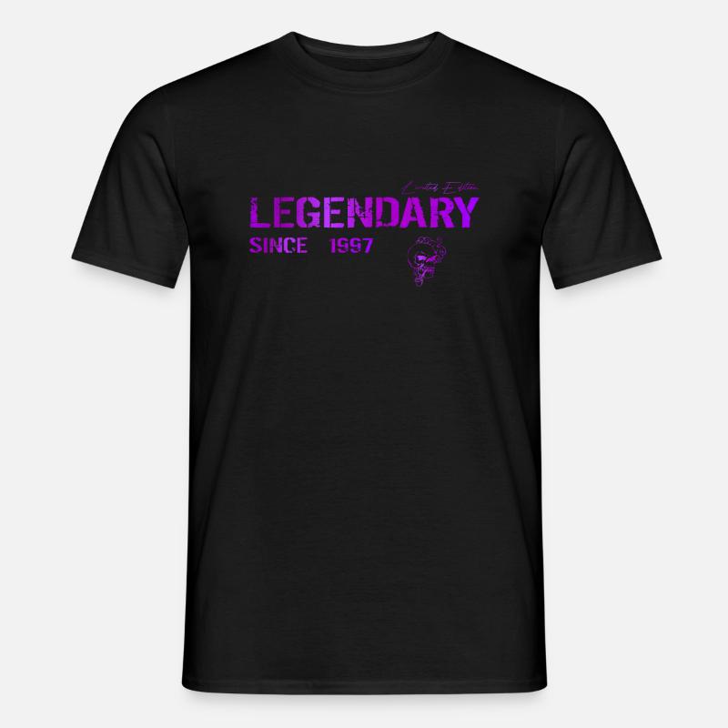 Legendary since 1997 Geschenk - Männer T-Shirt - Schwarz