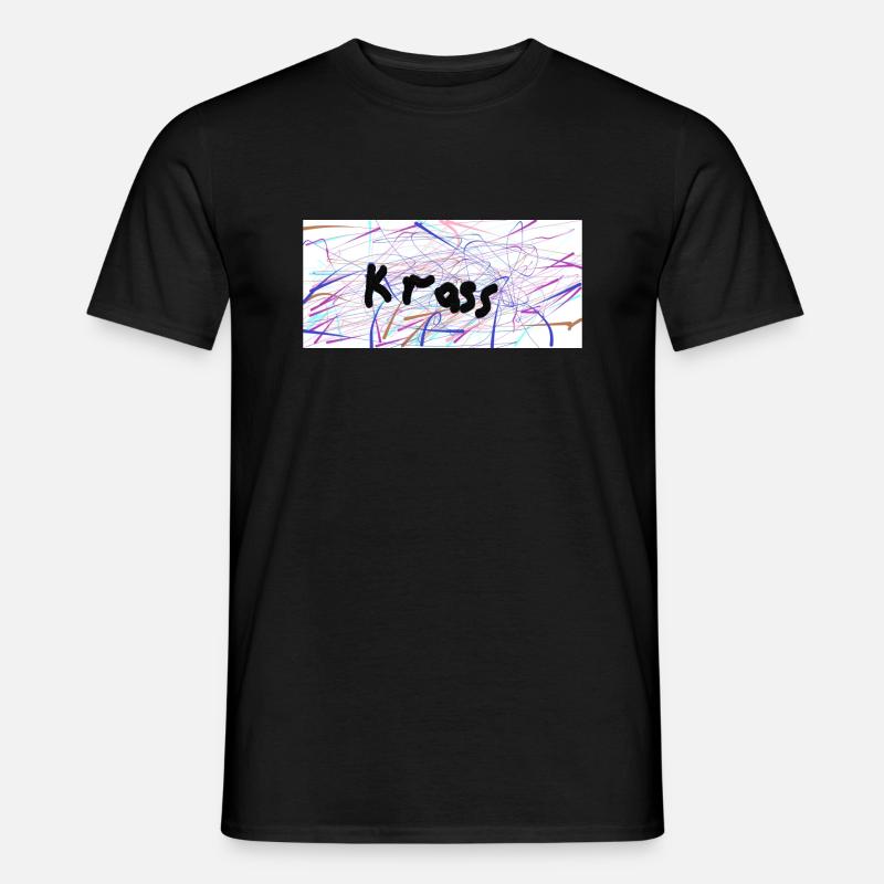 krass - Männer T-Shirt - Schwarz