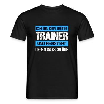 Resistant Trainer - Men's T-Shirt - black - Front - AI Model Male 178 light (178cm)