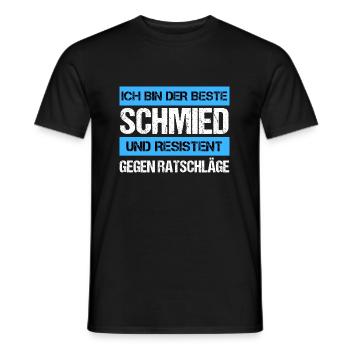 Forgeron résistant - T-shirt homme - noir - Devant - AI Model Male 178 light (178cm)