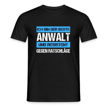 Défenseur résistant - T-shirt homme - noir - Devant - AI Model Male 178 light (178cm)