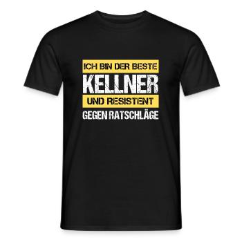Resistant Waiter - Men's T-Shirt - black - Front - AI Model Male 178 light (178cm)