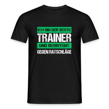 Resistant Trainer - Men's T-Shirt - black - Front - AI Model Male 178 light (178cm)