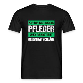 Soignant résistant - T-shirt homme - noir - Devant - AI Model Male 178 light (178cm)