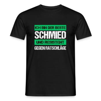 Forgeron résistant - T-shirt homme - noir - Devant - AI Model Male 178 light (178cm)