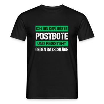 Facteur résistant - T-shirt homme - noir - Devant - AI Model Male 178 light (178cm)