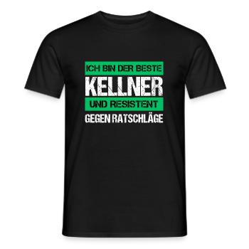 Resistant Waiter - Men's T-Shirt - black - Front - AI Model Male 178 light (178cm)