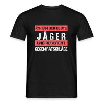 Resistant Hunter - Men's T-Shirt - black - Front - AI Model Male 178 light (178cm)