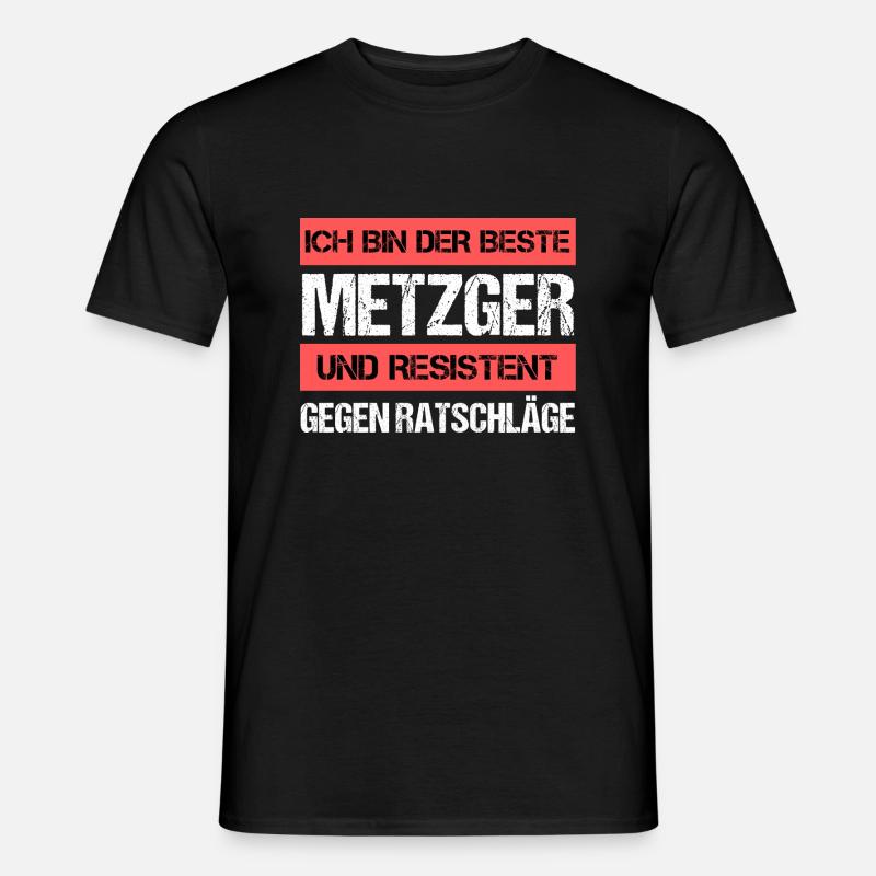 Resistenter Metzger - Männer T-Shirt - Schwarz