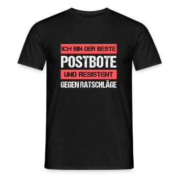Facteur résistant - T-shirt homme - noir - Devant - AI Model Male 178 light (178cm)