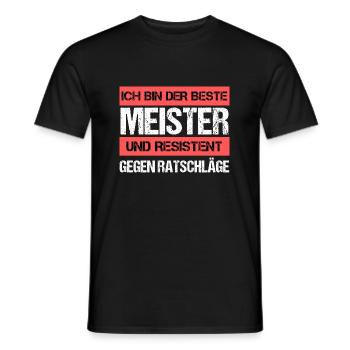 Resistant Master - Men's T-Shirt - black - Front - AI Model Male 178 light (178cm)