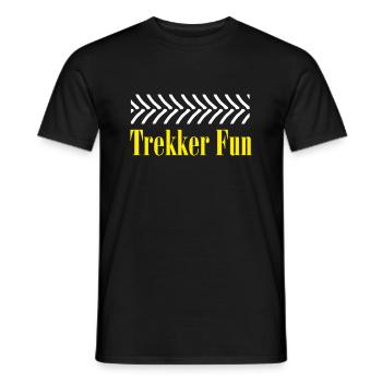 Tracteur Trekker Fun Tracteur Fun Tracteur De Pelouse Fun - T-shirt homme - noir - Devant - AI Model Male 178 light (178cm)