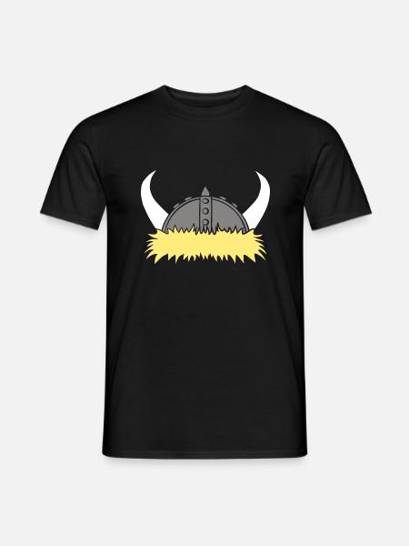 Viking helmet - Men's T-Shirt - black