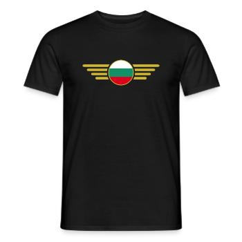 I Love Bulgaria, Style Design T-Shirt, Clothing - Men's T-Shirt - black - Front - AI Model Male 178 light (178cm)