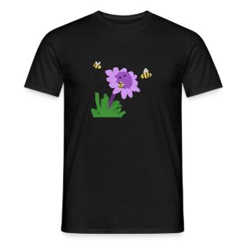 Bienenfeige - Männer T-Shirt - Schwarz - Vorne - AI Model Male 178 light (178cm)