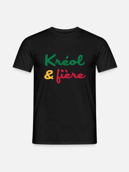 Créole / Martinique / Guadeloupe / Antilles - Männer T-Shirt - Schwarz