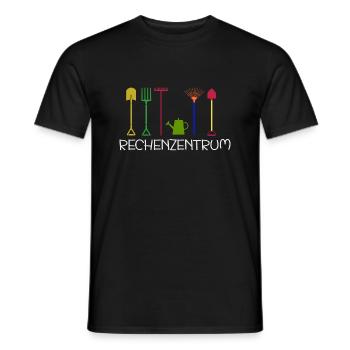 Rechenzentrum Gärtner Geschenkidee cooles T-Shirt - Männer T-Shirt - Schwarz - Vorne - AI Model Male 178 light (178cm)